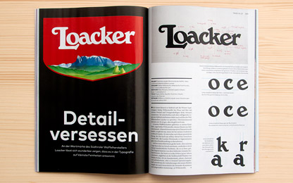 Loacker redesign featured in German design magazine <i>Page</i>