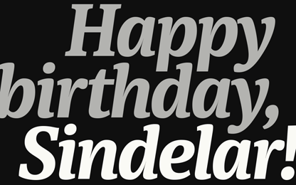 Celebrate ten years of Sindelar with us!